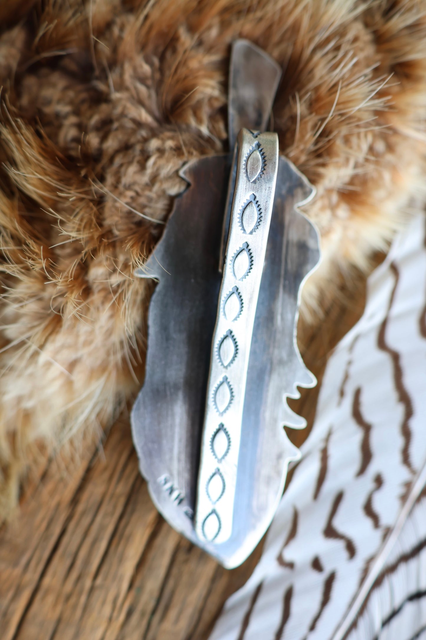 Feather • Valley Blue Turquoise Pendant