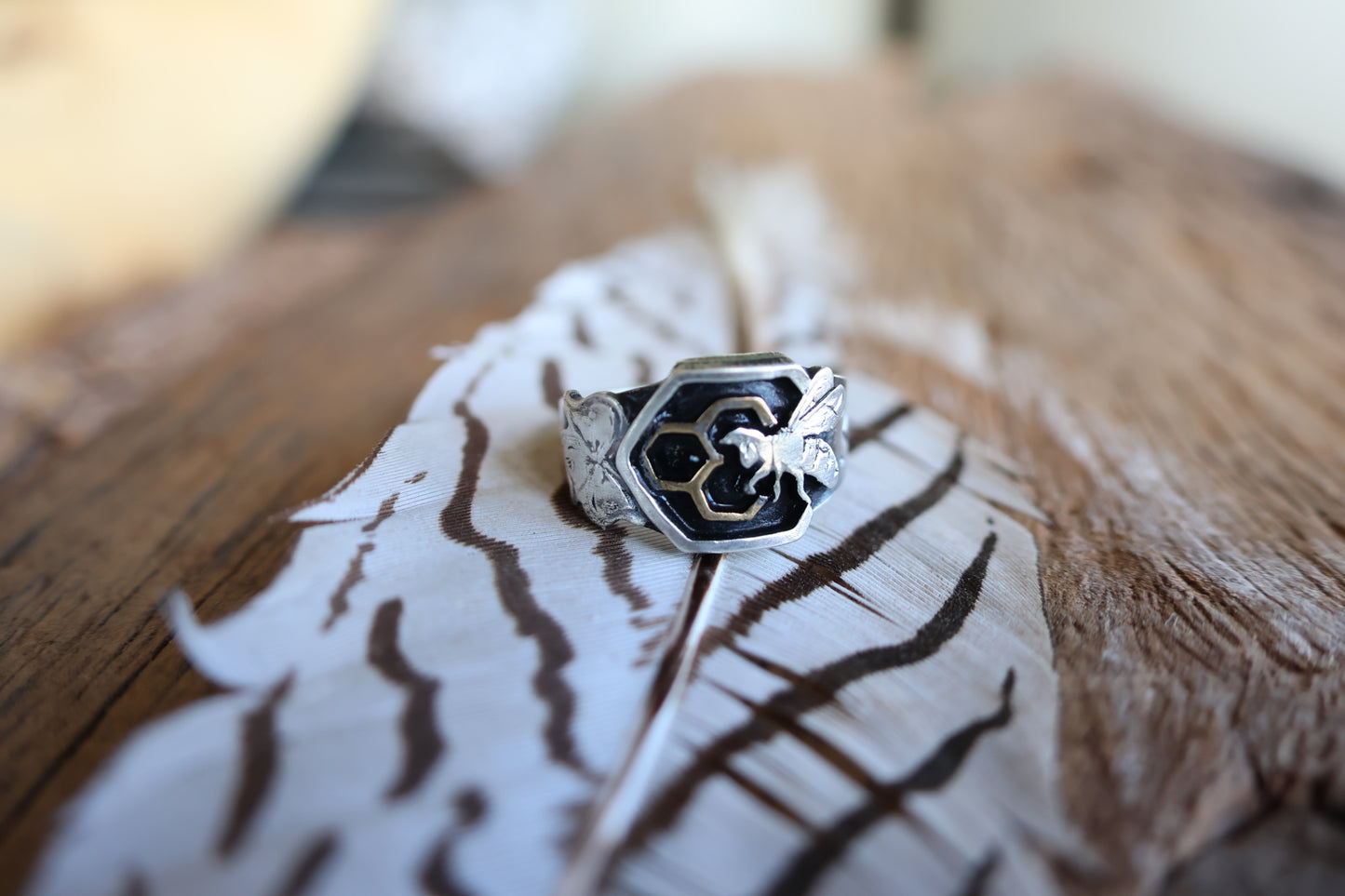 Honey Bee Signet Ring