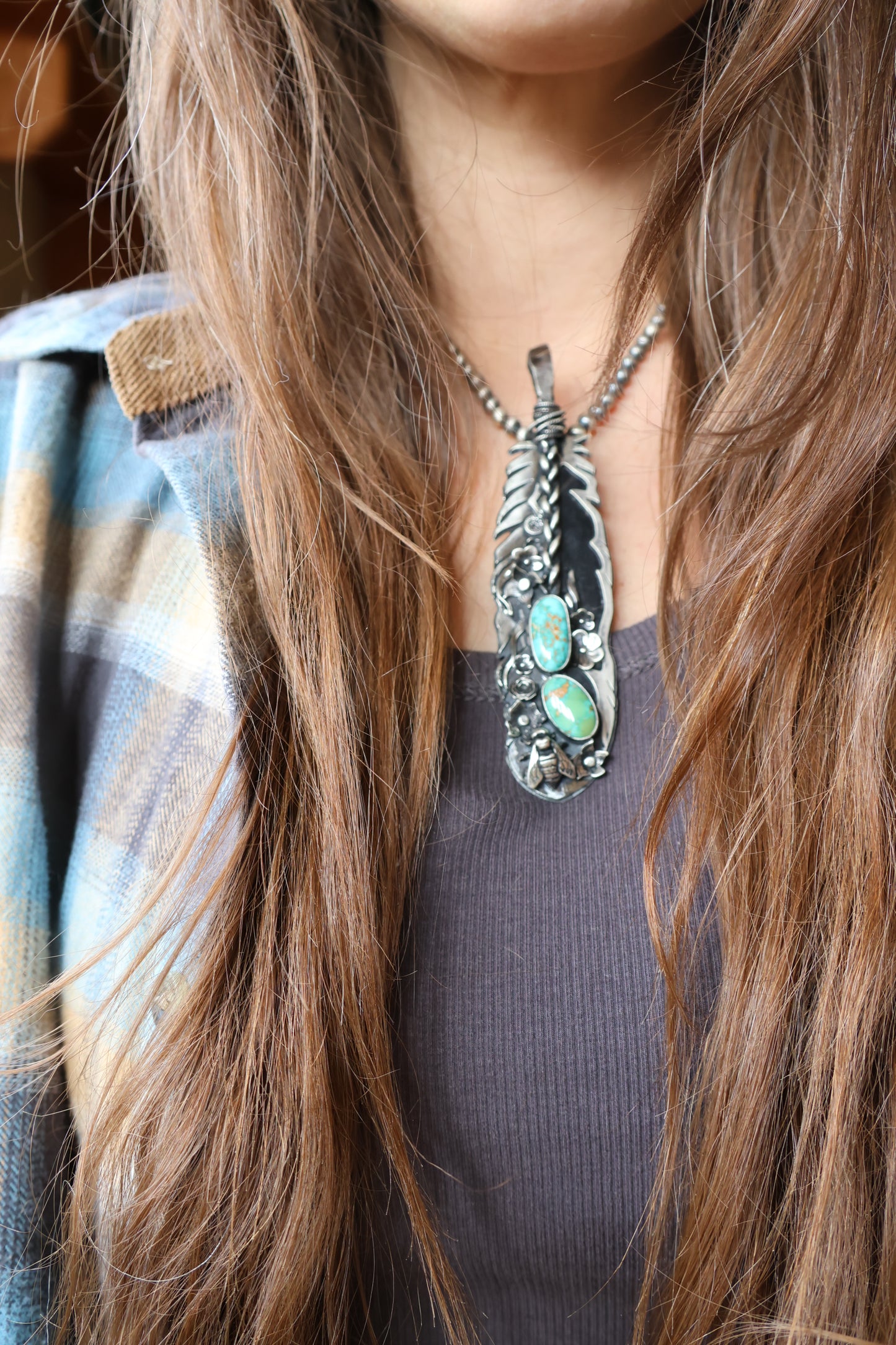 Feather • Royston and Kings Manassa Pendant