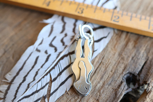 Donkey charm sterling silver