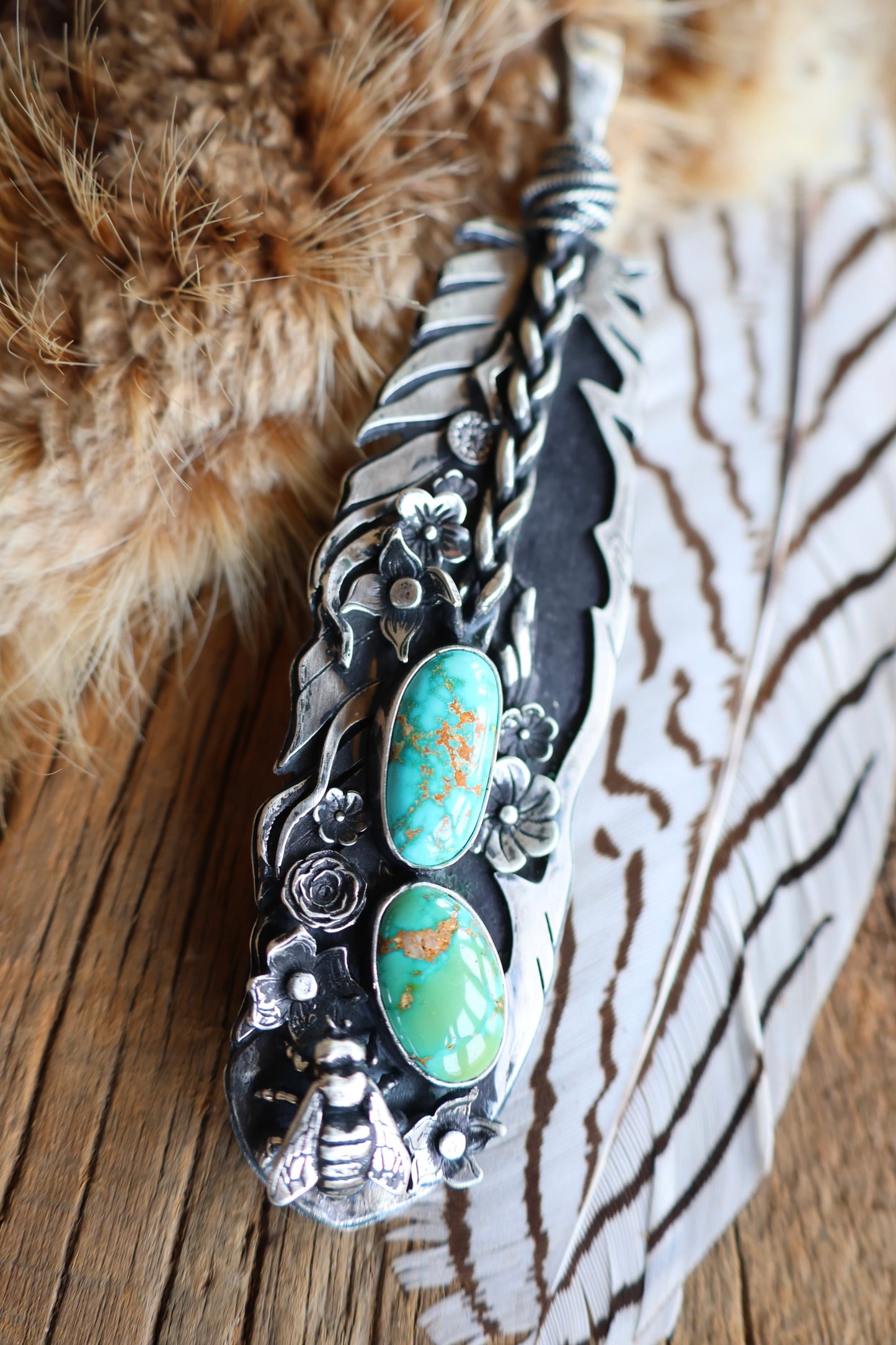 Feather • Royston and Kings Manassa Pendant