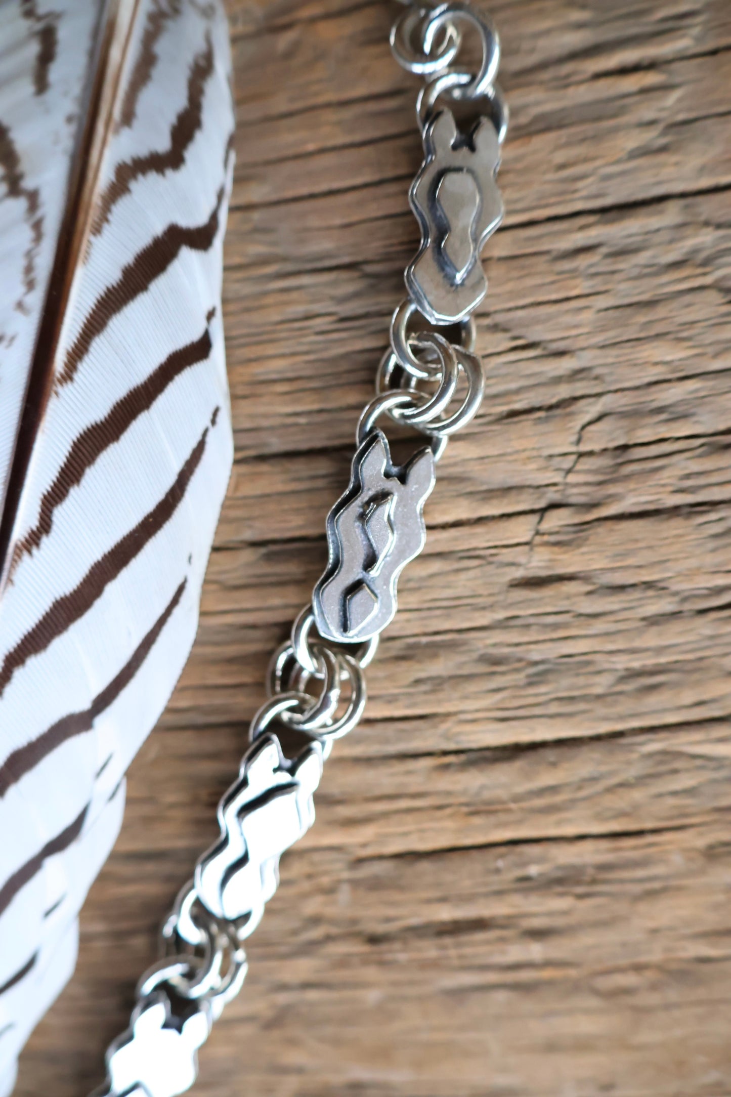 Skw horse chain bracelet 7” plus extender