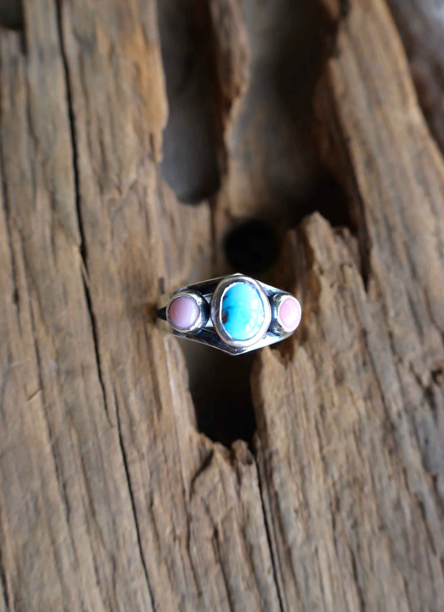 Cotton candy ring size 8