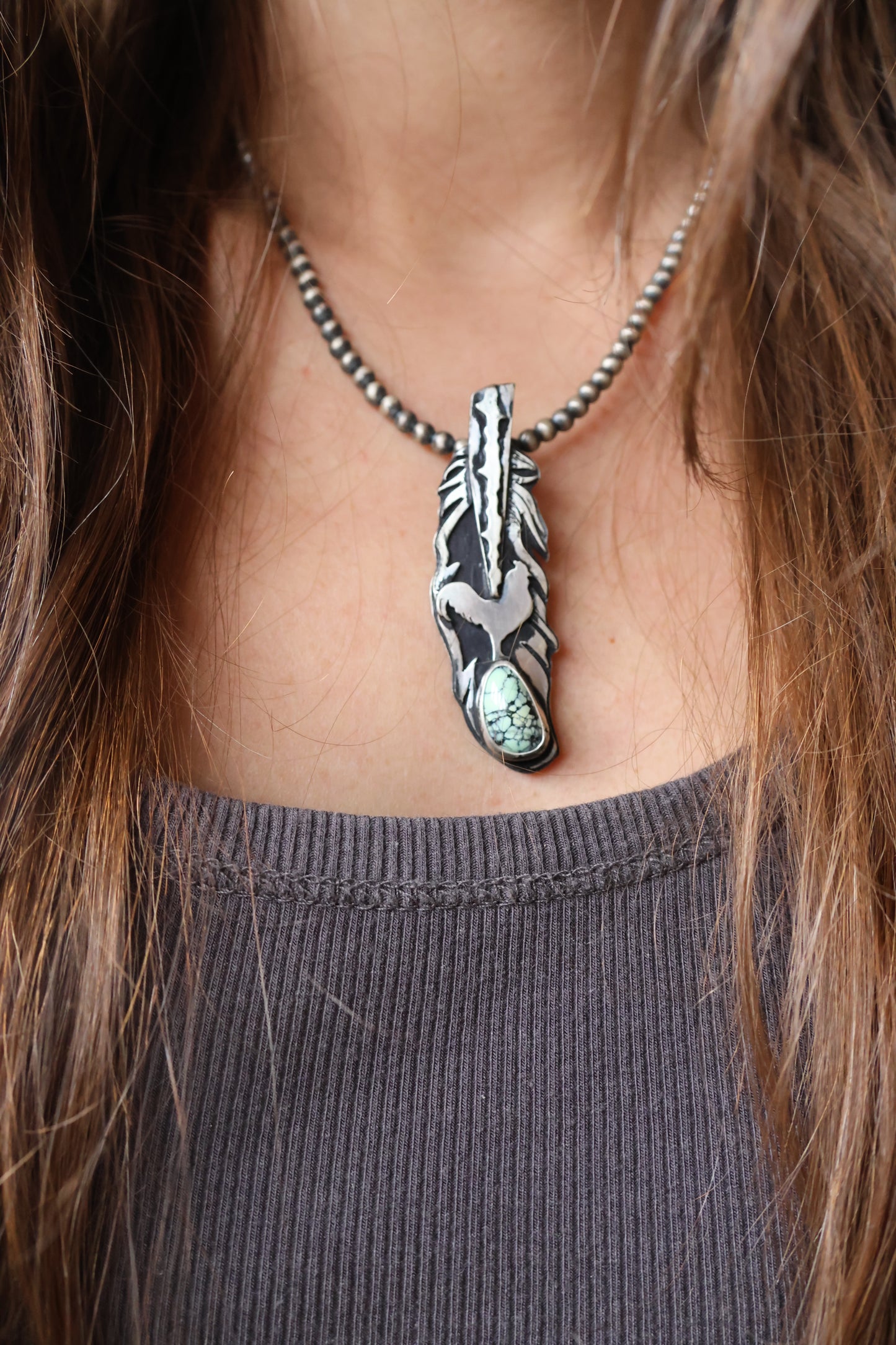 Feather • Colina Verde Pendant
