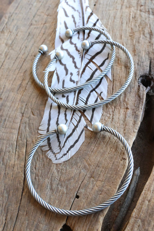 Patina Sterling silver Charm Cuff (only)