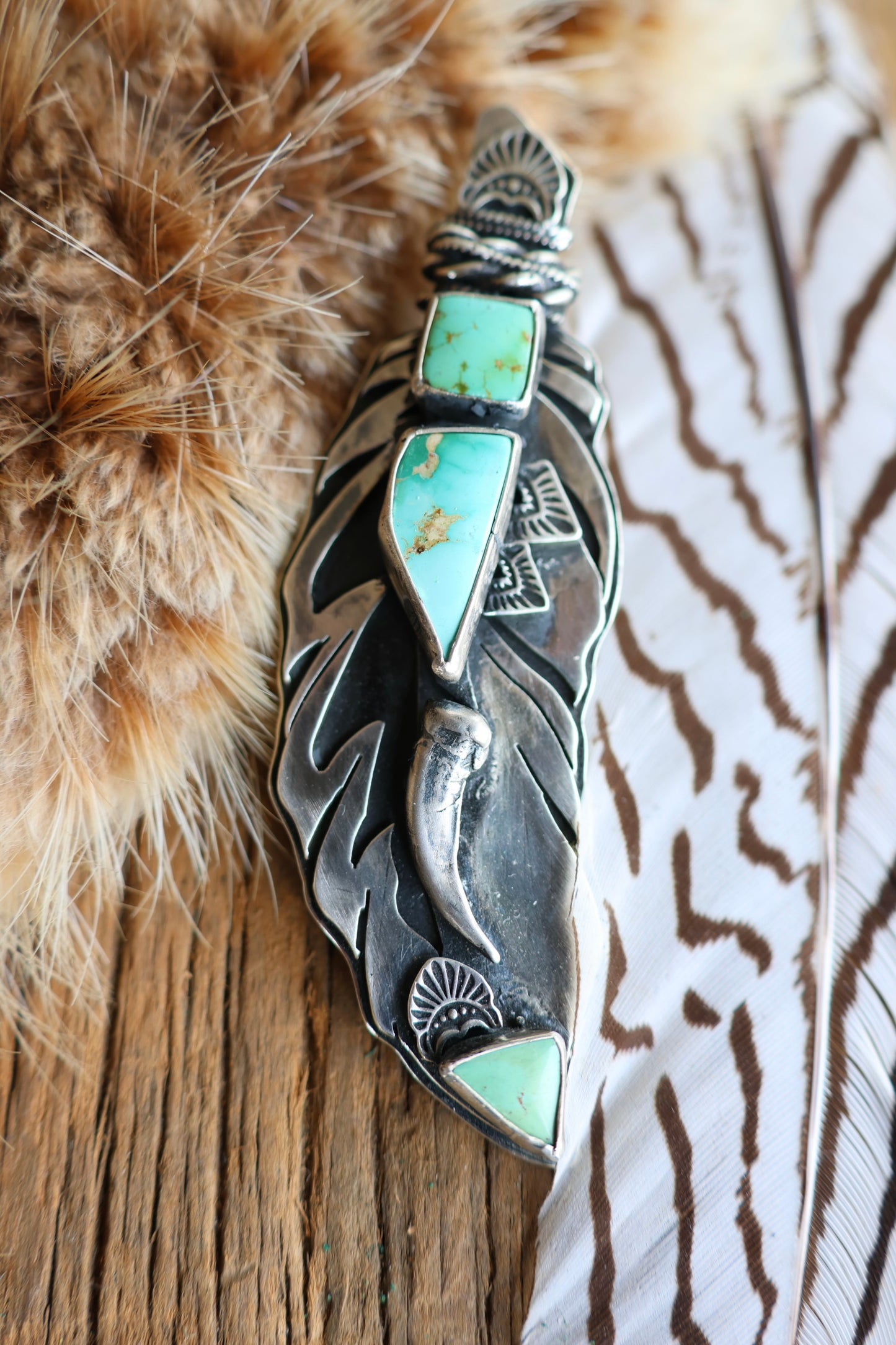 Feather • Royston Pendant