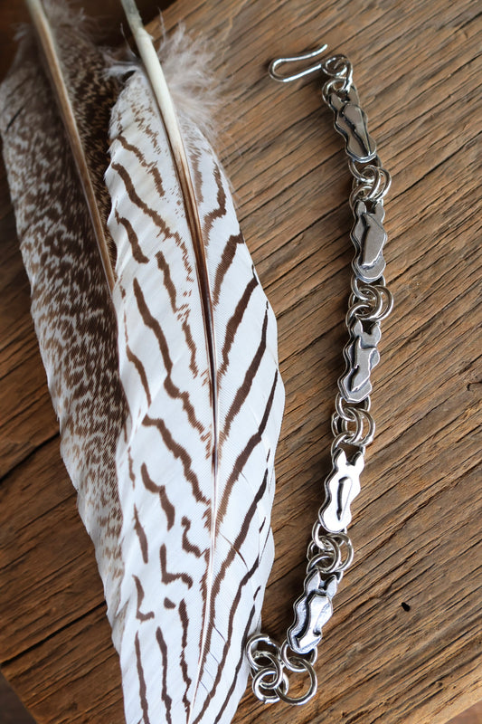 Skw horse chain bracelet