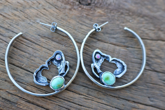 Butterfly hoops