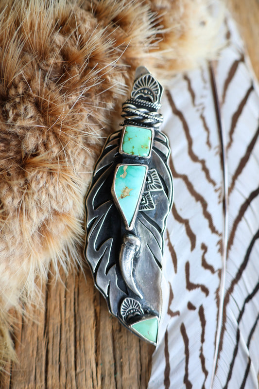 Feather • Royston Pendant