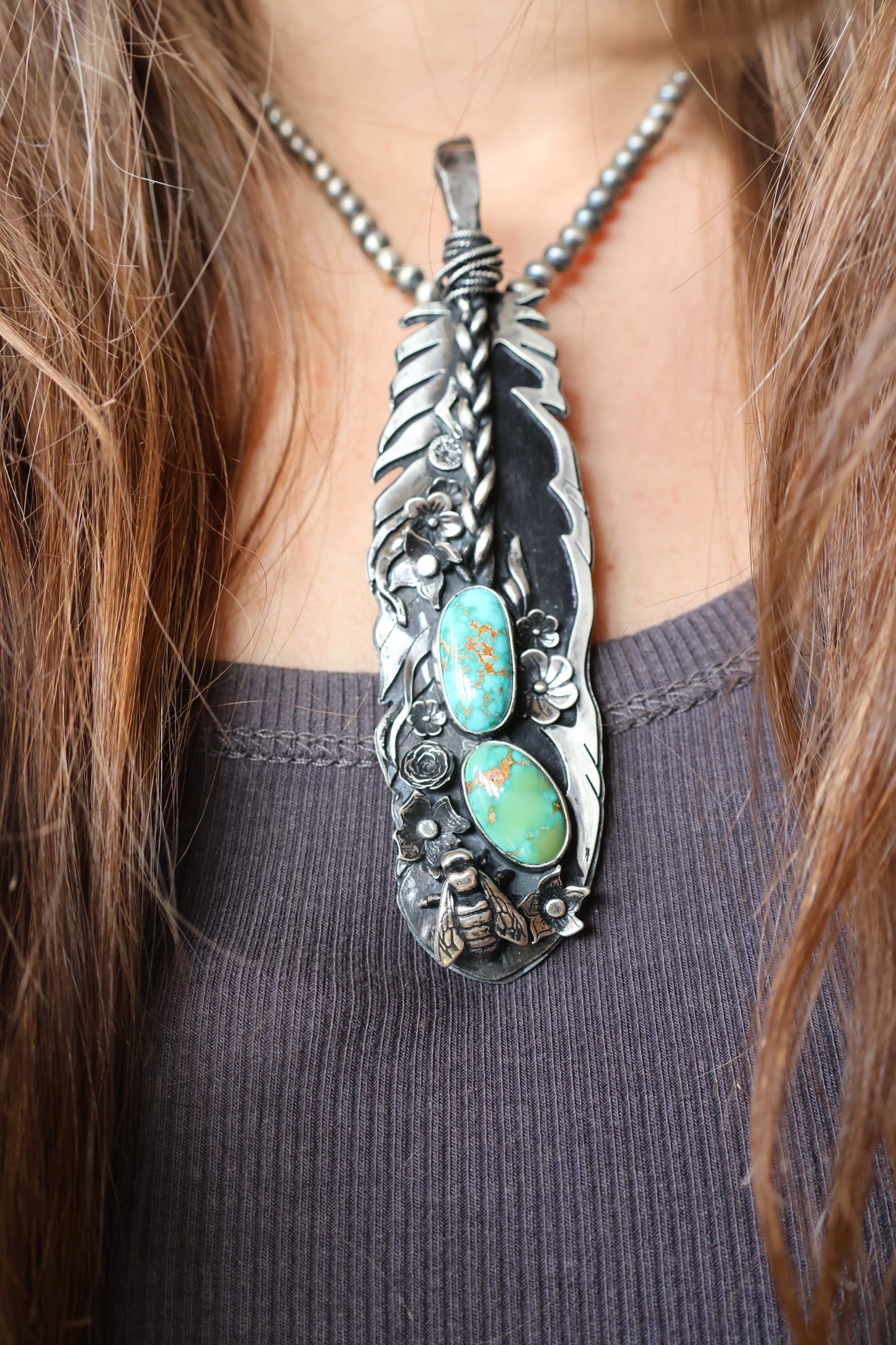 Feather • Royston and Kings Manassa Pendant