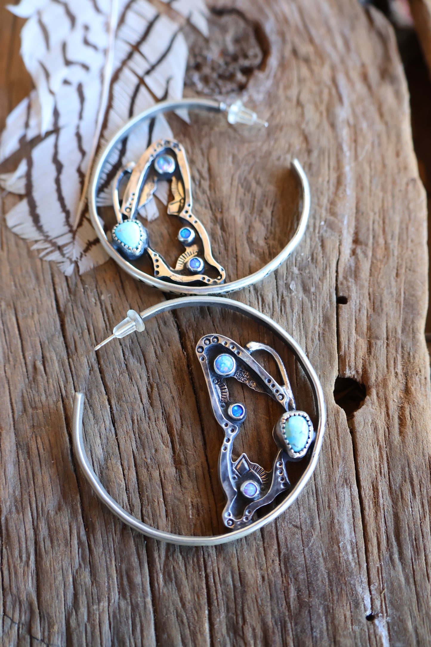 Butterfly hoops
