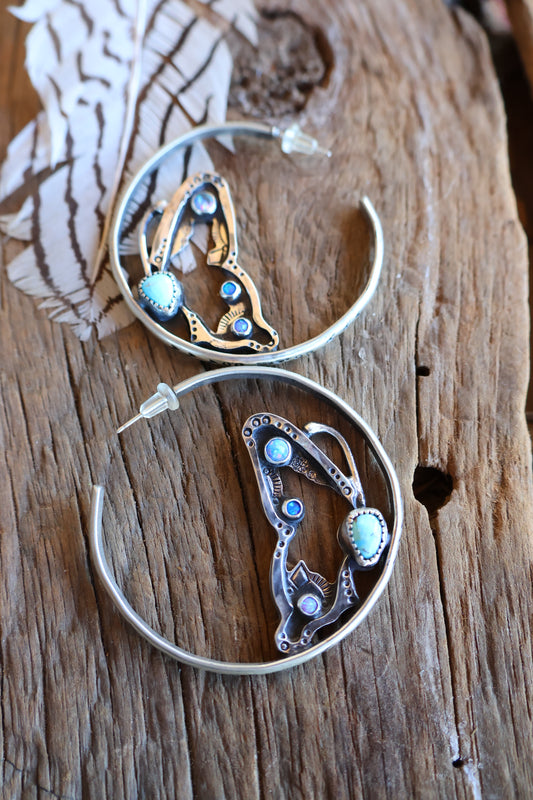 Butterfly hoops
