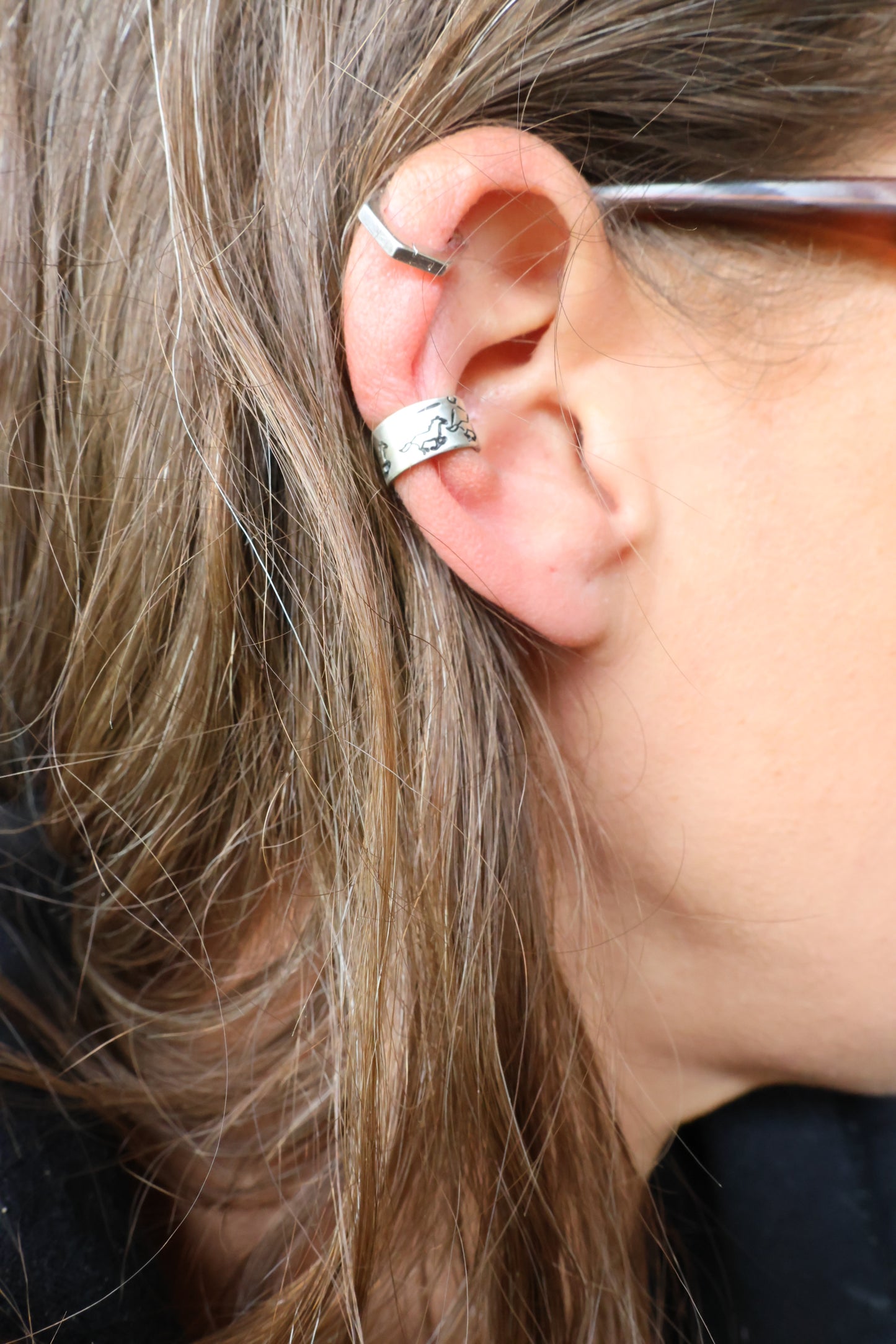 Horse ear cuff