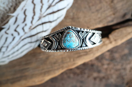 Apache Blue Turquoise Cuff