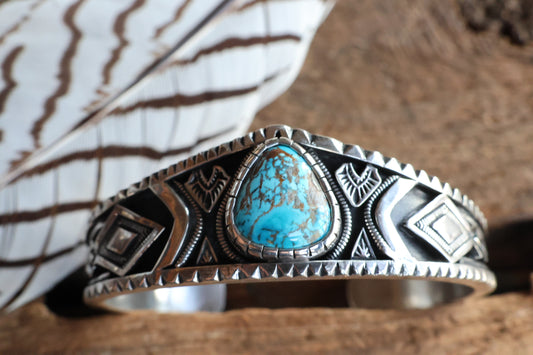 Apache Blue Turquoise Cuff