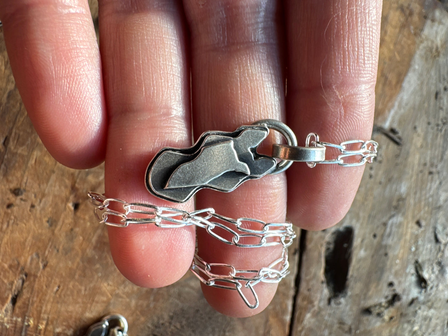 FREE CHAIN  with Horse charm sterling silver