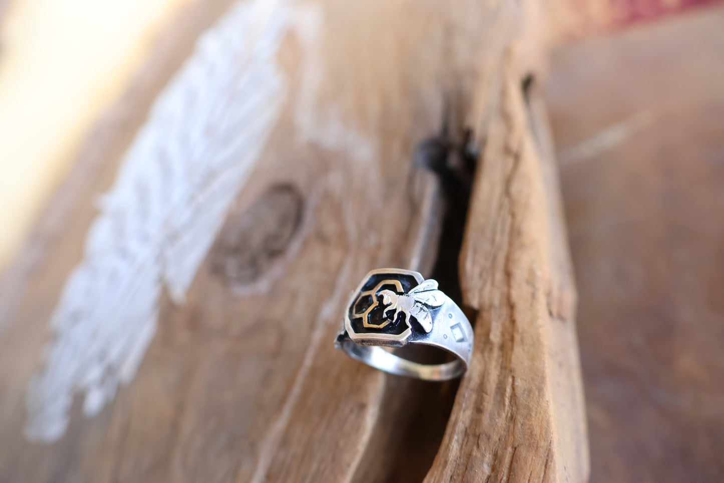 Honey Bee Signet Ring