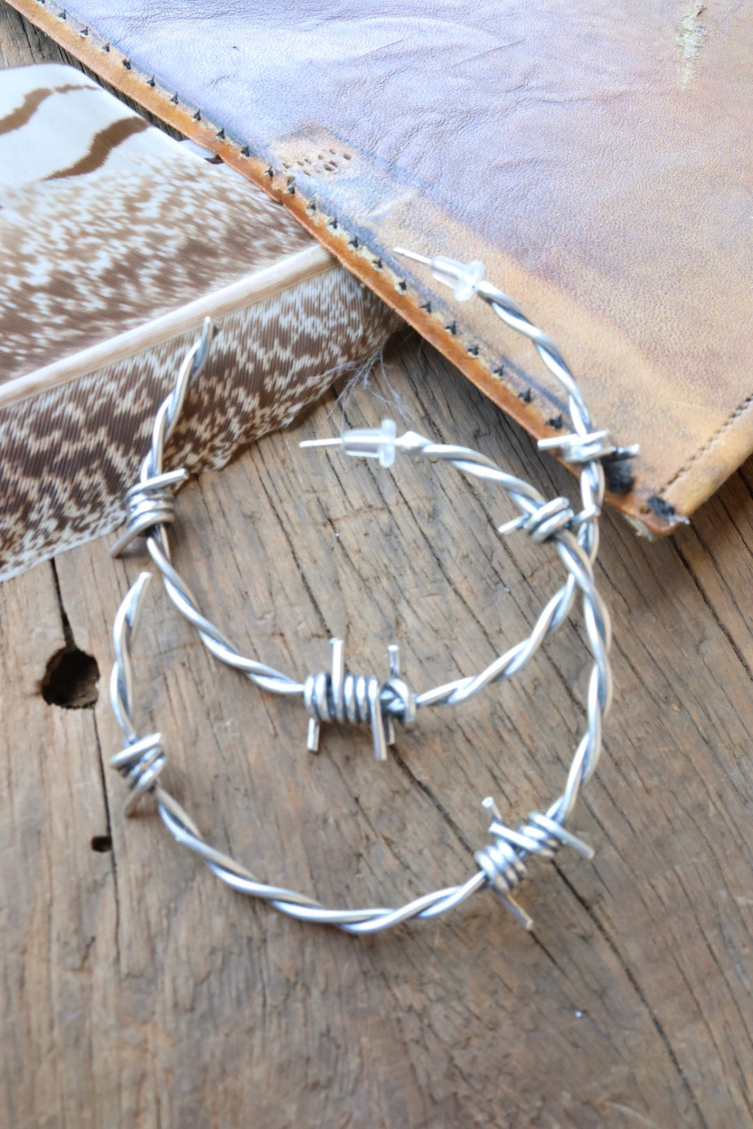 Barbed wire hoops