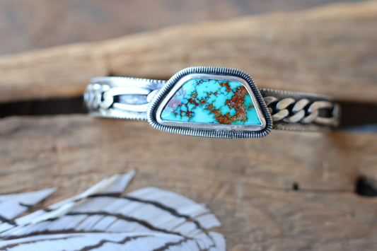 Pilot mountain Turquoise Hardware Cuff
