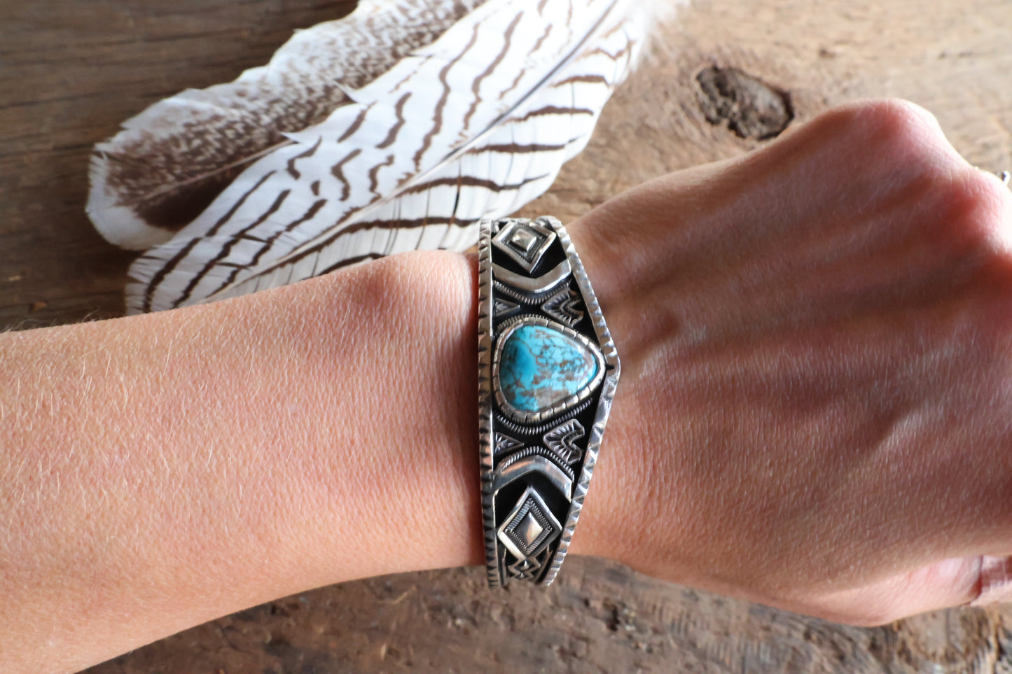 Apache Blue Turquoise Cuff