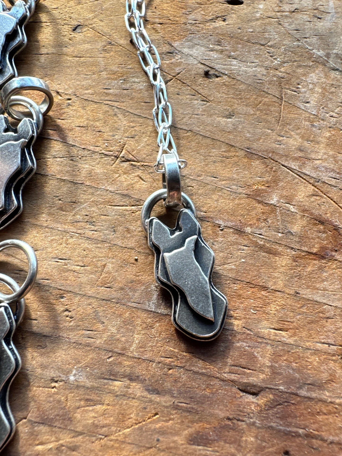 FREE CHAIN  with Horse charm sterling silver
