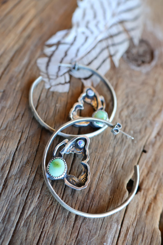 Butterfly hoops