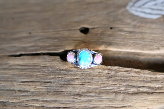 Cotton candy ring size 8