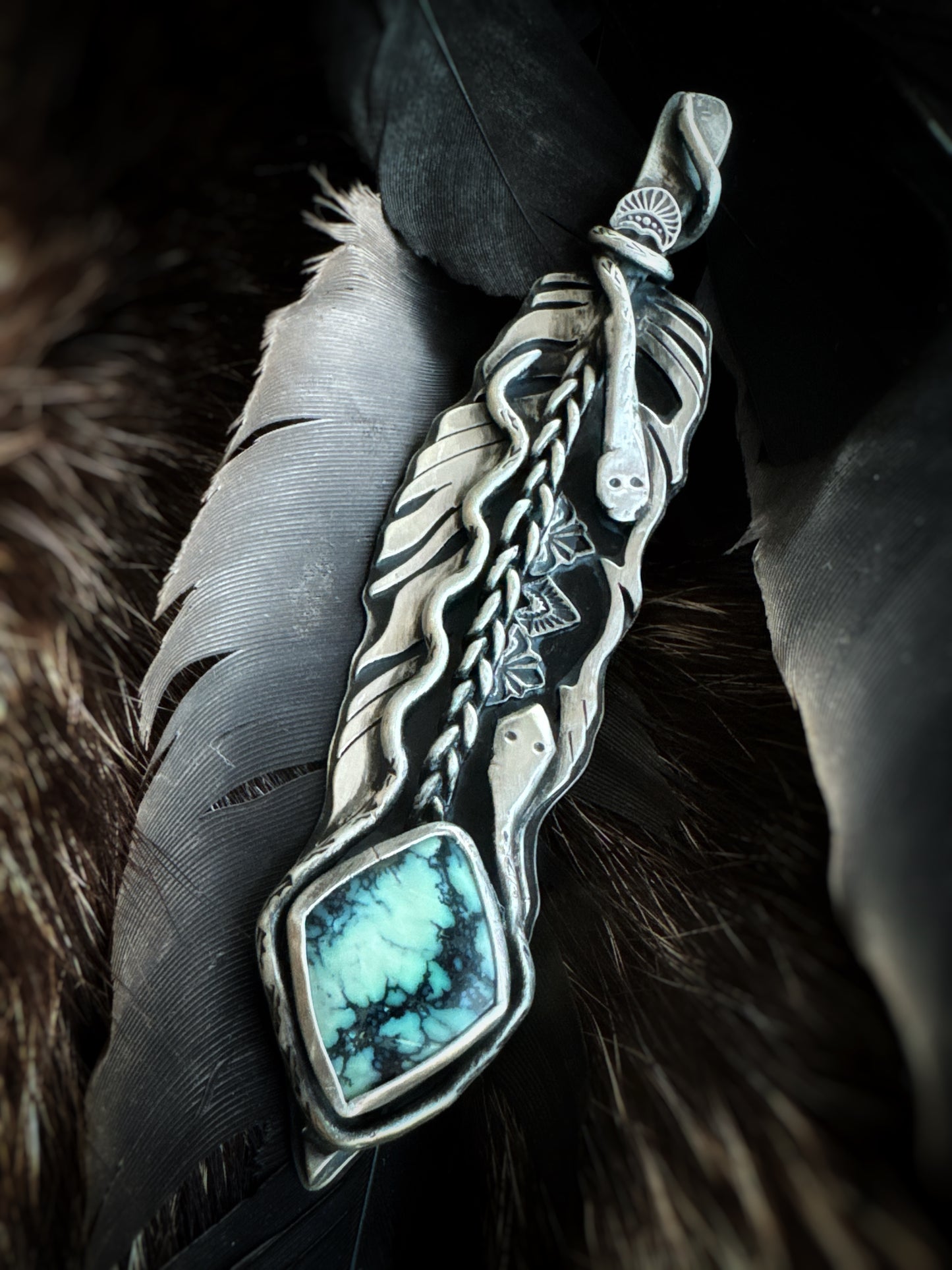 Feather Snake • New Lander Pendant